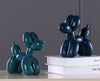 Artisano Luxe Ballon Hond Sculptuur | Exquisite handgemaakte hars kunstwerk dat een speelse touch toevoegt aan elke luxe decor