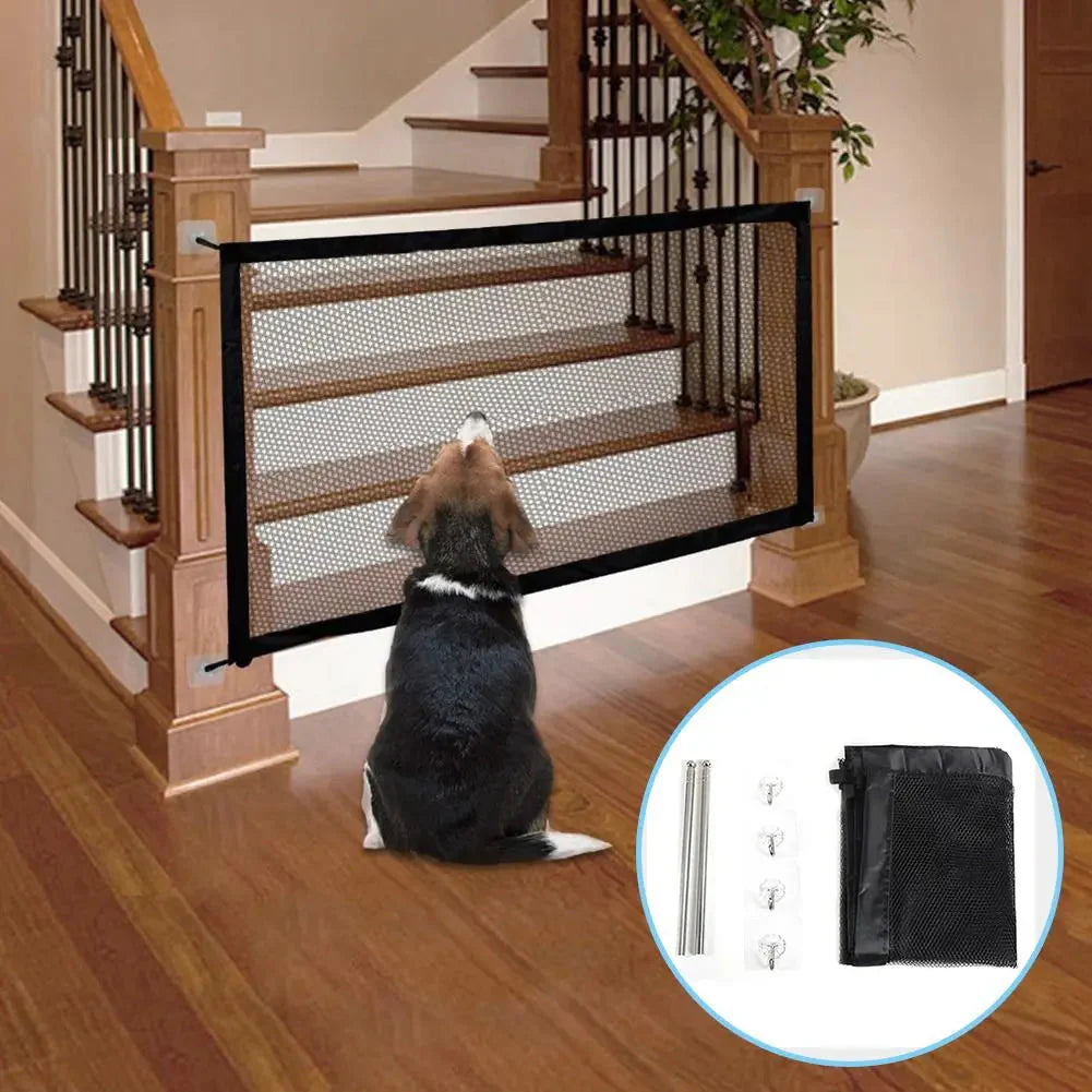 Comfy Paws Verstelbaar Poortje | Veilige en betrouwbare barrière voor huisdieren, binnen of op het balkon.