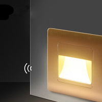 EB Brone - LED Traplicht 4 Kleuren PIR Sensor Inbouw Voetlicht