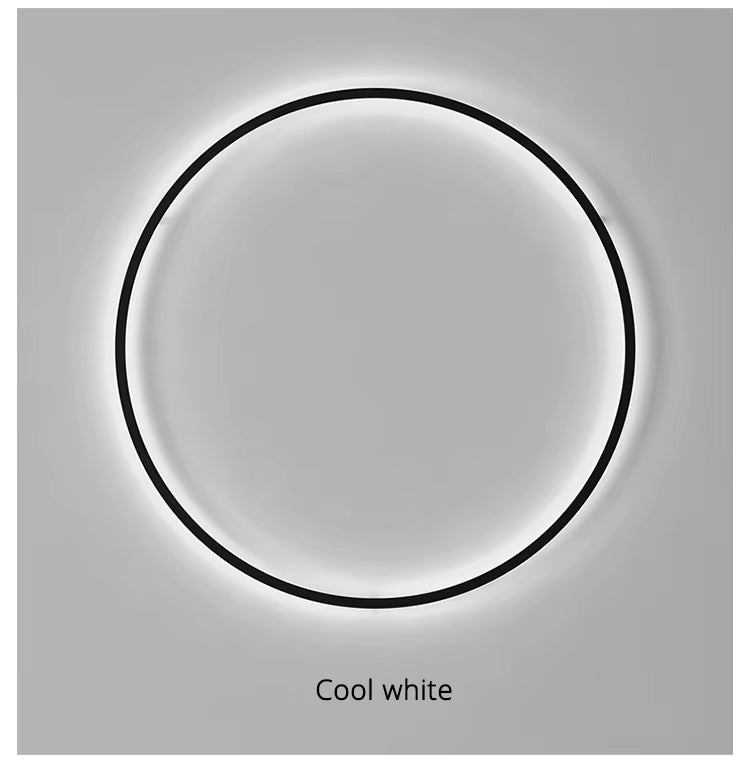 NovaHalo LumaNova Circulaire Wandlamp Voor Moderne Minimalistische Interieurs