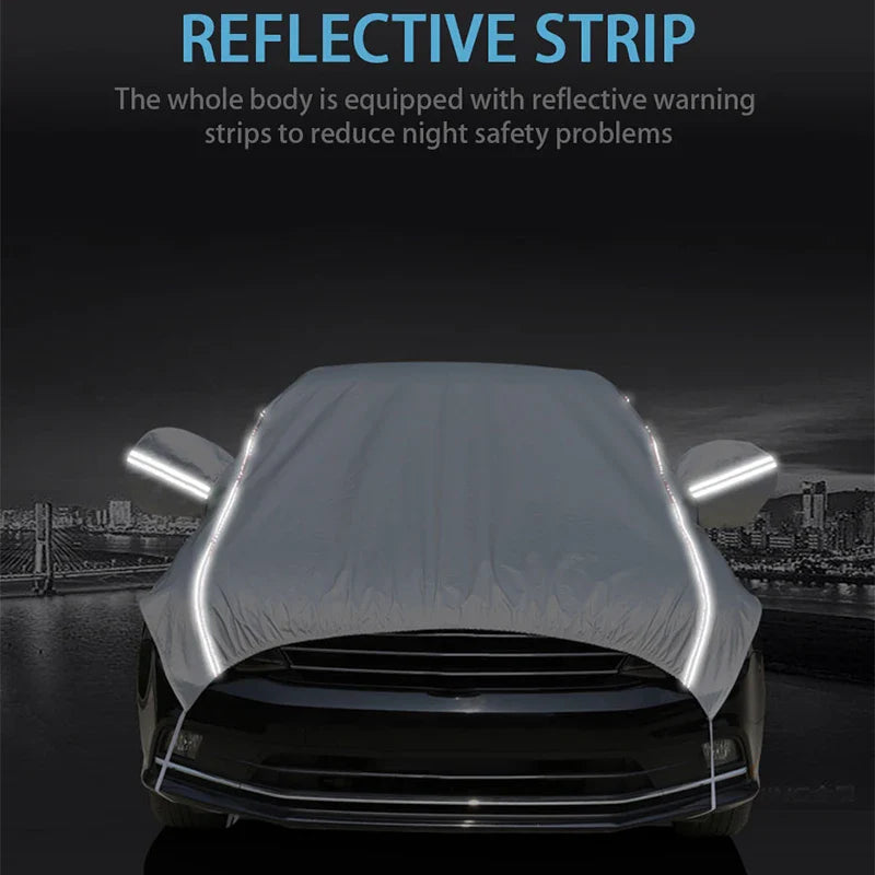 AutoVioro Waterdichte Autohoes | UV- & Hittebescherming | Windvast & Diefstalbestendig | Nano-Oxford-Stof