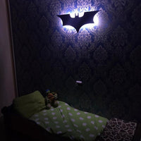 Batman LED Wandlamp met Draadloze Afstandsbediening en Kleurverandering