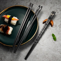 DineLux – Luxe eetstokjes set met verfijnde ontwerpen (5 paar)