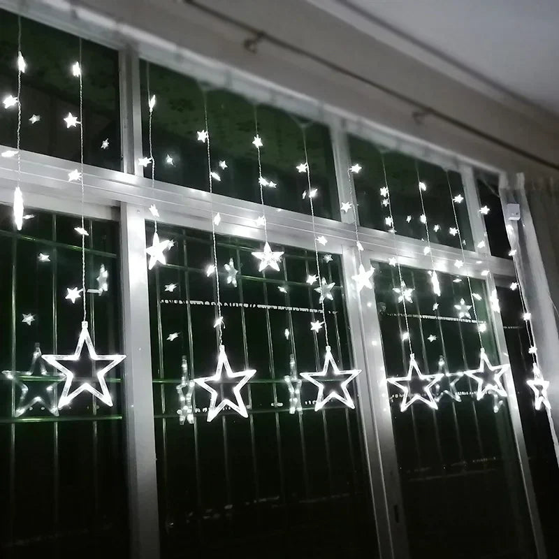 LumiStar – LED Sterrenlichtslinger Gordijnverlichting Kerstmis
