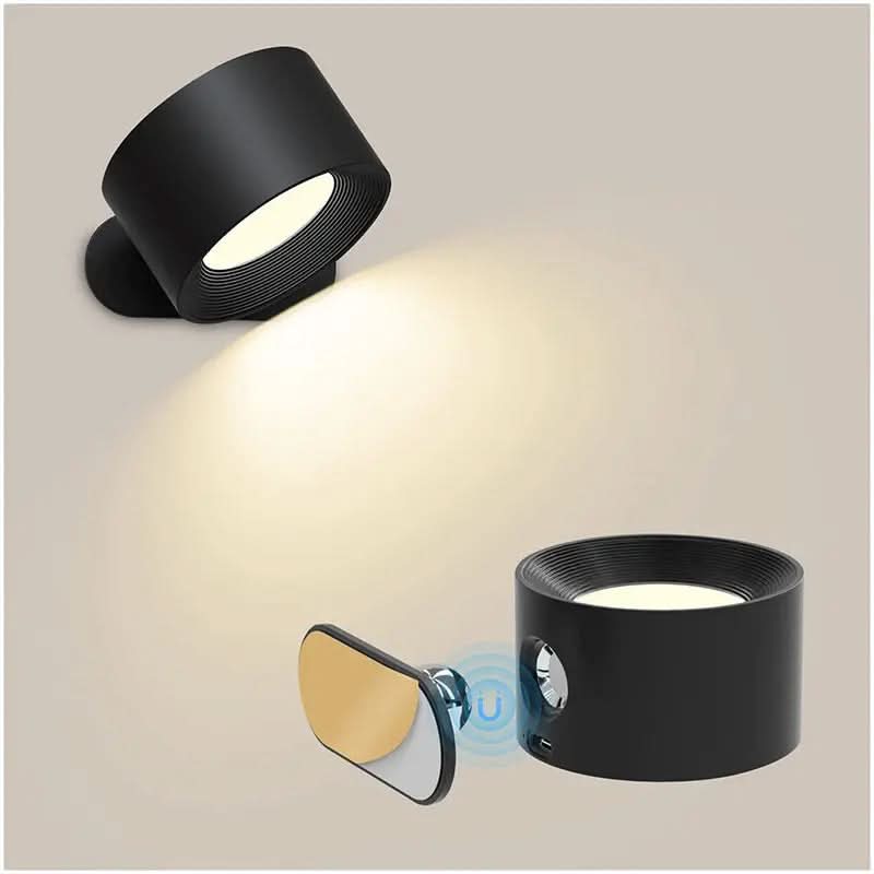 360° Wandlamp – Draadloos, USB-oplaadbaar & 3 helderheidsinstellingen voor flexibele verlichting