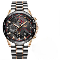 Tijdloze Stalen Kwarts Horloge