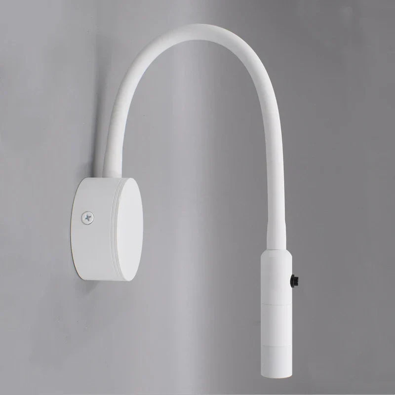Moderne Flexibele LED-Leeswandlamp met Schakelaar voor Slaapkamer en Studie - 1W/3W