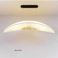 Aurelia LED Hanglamp In Wit Met Zeilstof Kroonluchter