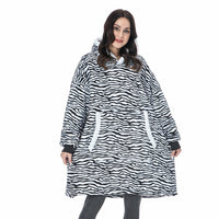 Ultra Zachte Fleece En Wol Hooded Deken Voor Comfort En Warmte Thuis