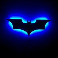 Batman LED Wandlamp met Draadloze Afstandsbediening en Kleurverandering
