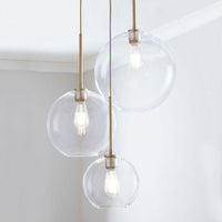 Glazen Bol Hanglamp | Modern Messing Design