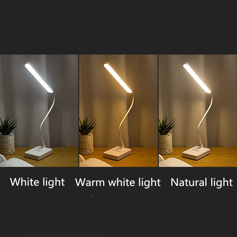 LED Tafellamp | Oogvriendelijk & Dimbaar | Touchbediening | USB Oplaadfunctie & Telefoonhouder