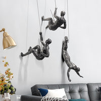 Bergklimmer wandsculptuur – PeakFigures