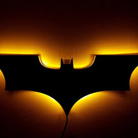 Batman LED Wandlamp met Draadloze Afstandsbediening en Kleurverandering