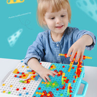 Creatieve bouwdoos met speelgoedboormachine - BuildyDrill