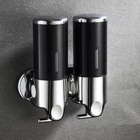 PureFlow - Wandzeepdispenser met twee compartimenten voor een elegante badkamer
