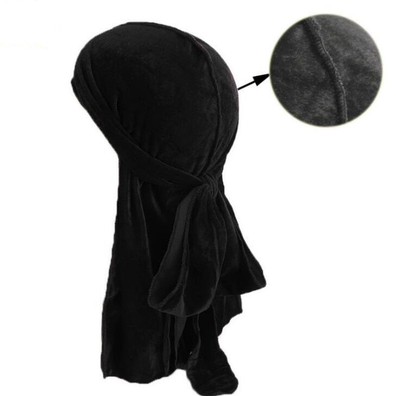 Ademende fluwelen Durag