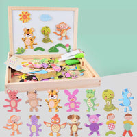 Magnetisch teken- en puzzelbord