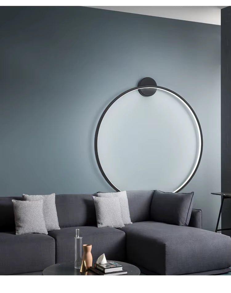 NovaHalo LumaNova Circulaire Wandlamp Voor Moderne Minimalistische Interieurs