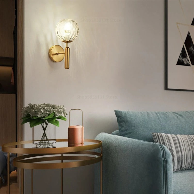 Minimalistische Globe Mystieke Stralende Wandlamp