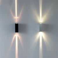 LED-Buitenwandlamp Virelo Beam | IP65 Waterdicht | Aluminium Behuizing | Voor Tuin, Terras & Gevel | 85–265 V