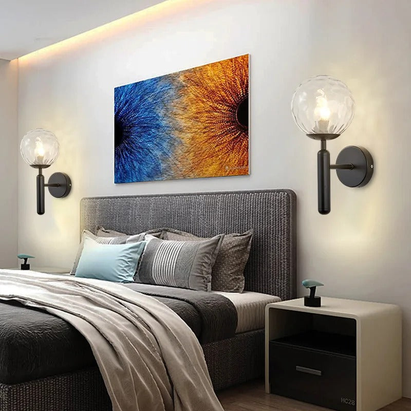 Minimalistische Globe Mystieke Stralende Wandlamp