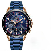 Tijdloze Stalen Kwarts Horloge