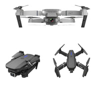 Skanto- E88 Pro Drone 4k HD Dubbele Camera RC VR 3D Lange Batterijduur Vliegroute FPV Mini Drone