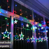 LumiStar – LED Sterrenlichtslinger Gordijnverlichting Kerstmis