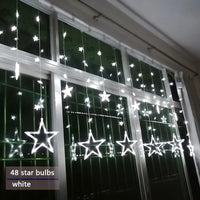 LumiStar – LED Sterrenlichtslinger Gordijnverlichting Kerstmis