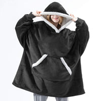 Ultra Zachte Fleece En Wol Hooded Deken Voor Comfort En Warmte Thuis