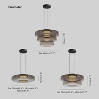 Jojo Glazen Hanglamp Multi-laags Structuur
