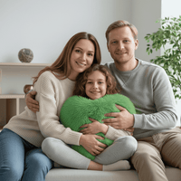 HUGNEST – Hartvormig Kunstbont Kussen voor Warme & Moderne Woonruimtes