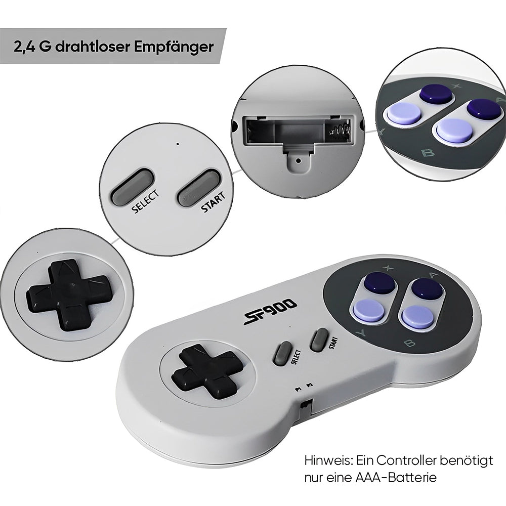 HD-spelconsole met geïntegreerde 926 games