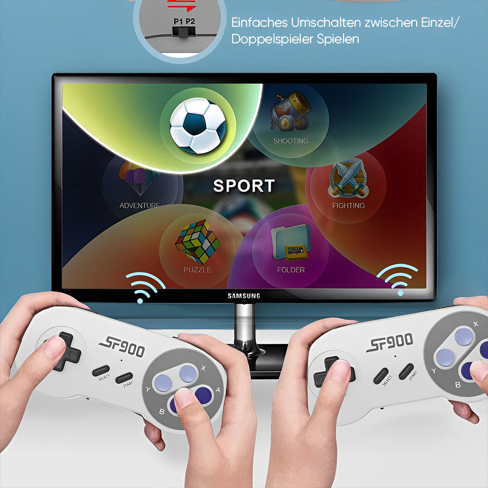 HD-spelconsole met geïntegreerde 926 games