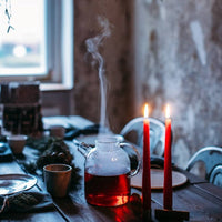 Scandinavische Glazen Theepot Set