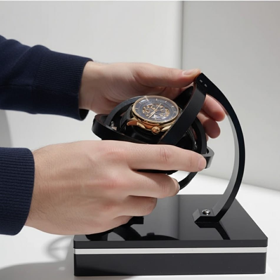 TIMEKEEPER – Horion Automatische Uhrenbeweger met Stille Bediening