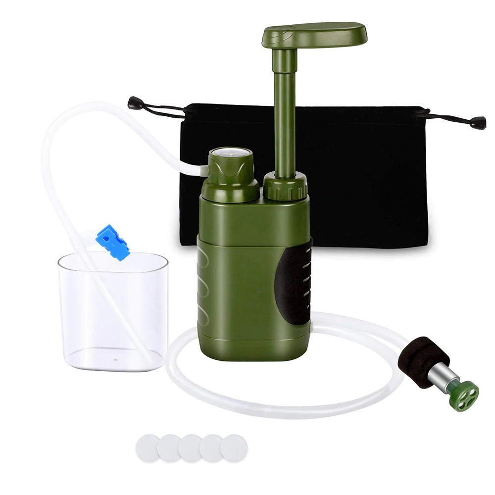 Draagbaar waterfilter systeem | Duurzaam en antibacterieel waterzuivering