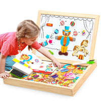 Magnetisch teken- en puzzelbord