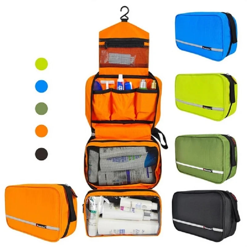 Travelior MaxPack Grote Waterdichte Toilettas voor Mannen & Vrouwen | Reistoilettas | Robuust Ontwerp & Veel Opbergruimte