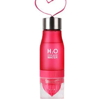 AquaLuxe Elite Hydratatie Fles | Stijlvolle 650ML plastic fles ontworpen om je verfrist te houden met elke slok water of sap.