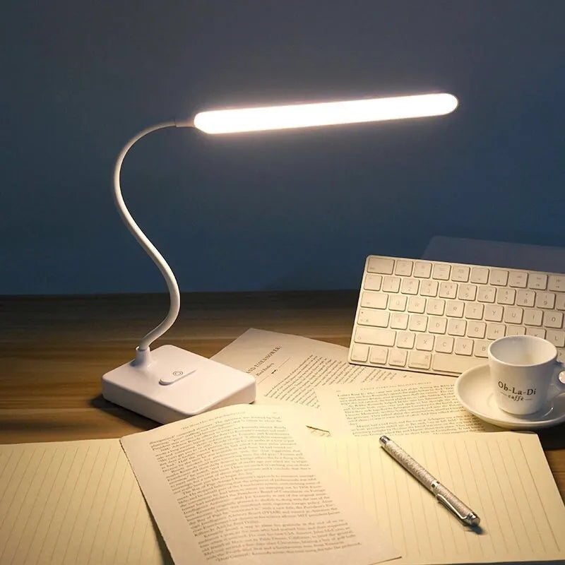 LED Tafellamp | Oogvriendelijk & Dimbaar | Touchbediening | USB Oplaadfunctie & Telefoonhouder