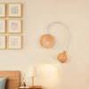 TimberGlow LED Wandlamp | Elegant nachtlampje van natuurlijk hout met gerichte verlichting voor gebruik binnenshuis