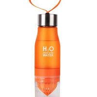 AquaLuxe Elite Hydratatie Fles | Stijlvolle 650ML plastic fles ontworpen om je verfrist te houden met elke slok water of sap.