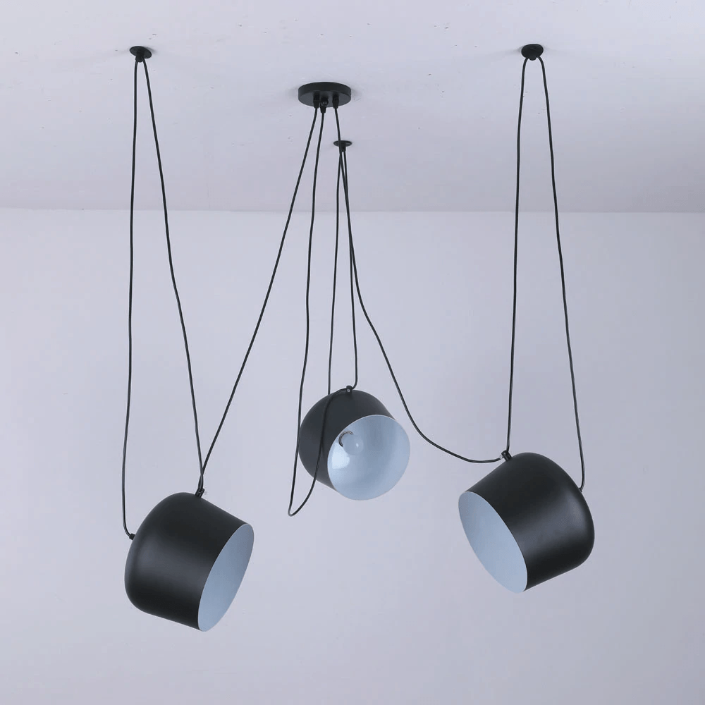LumaDrum Hanglamp Met Kabel-Aangedreven Lamp Fixture