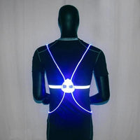 Knipperend Veiligheidsvest | LED-lampjes en reflecterende banden, lichtgewicht en comfortabel om de hele nacht te dragen.l