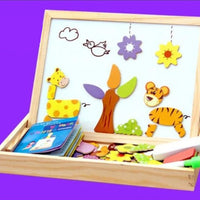 Magnetisch teken- en puzzelbord