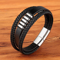 Stijlvolle armbanden van echt leer voor mannen