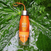 AquaLuxe Elite Hydratatie Fles | Stijlvolle 650ML plastic fles ontworpen om je verfrist te houden met elke slok water of sap.