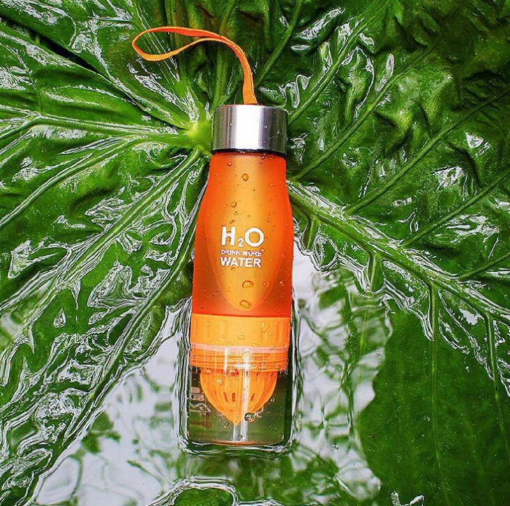 AquaLuxe Elite Hydratatie Fles | Stijlvolle 650ML plastic fles ontworpen om je verfrist te houden met elke slok water of sap.